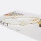 Womens Elastic Pearl Waist Belt with Stretch Fit Design