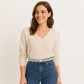 Womens Elastic Pearl Waist Belt with Center Pearl Accent