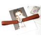 Womens Elastic Waist Belt with Heart Buckle