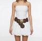 Western Style Disc Waist Belt Large Round Medallion Buckle Decorative Studded Concho Belt