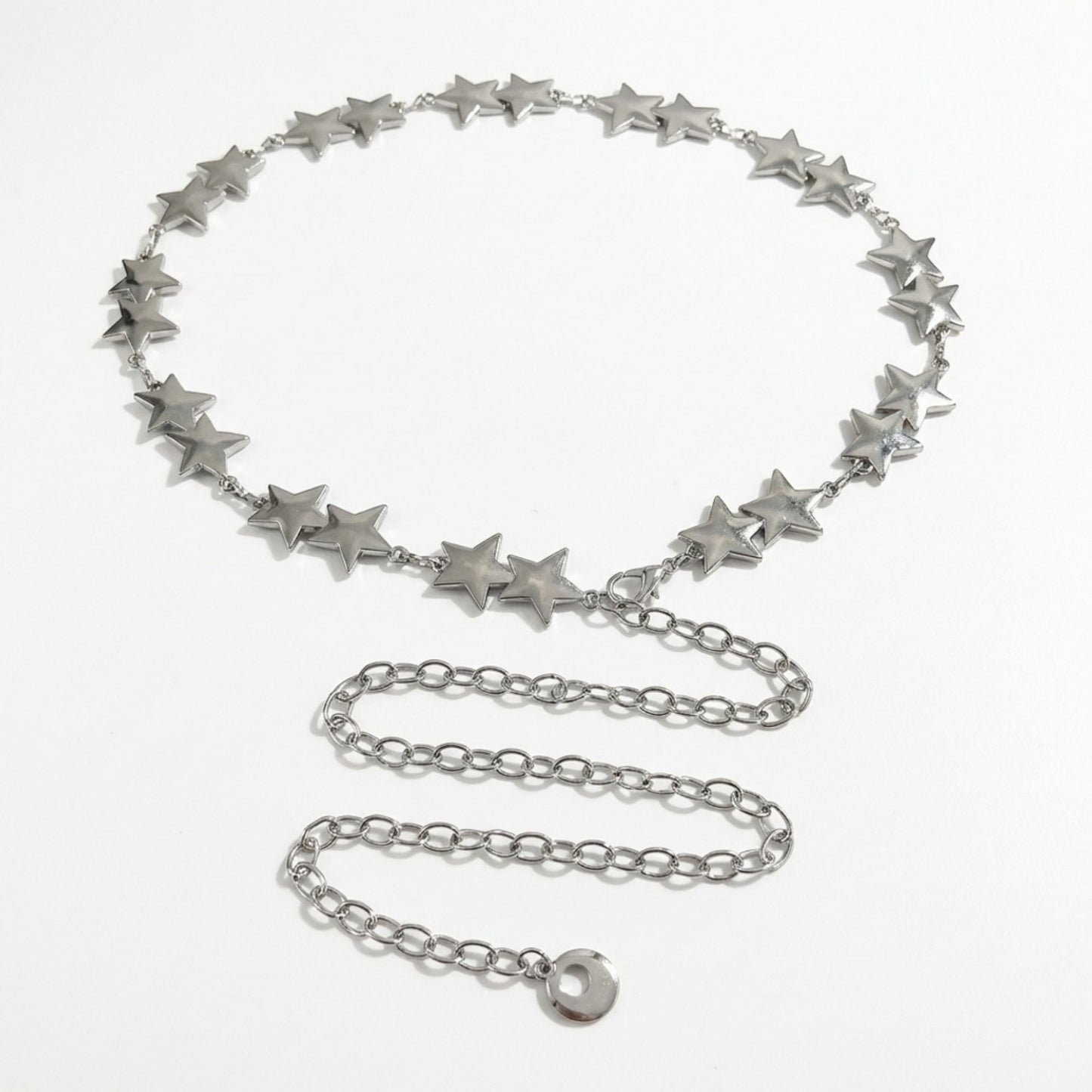 Star Link Waist Chain Belt Adjustable Metal Charm Body Jewelry Accessory