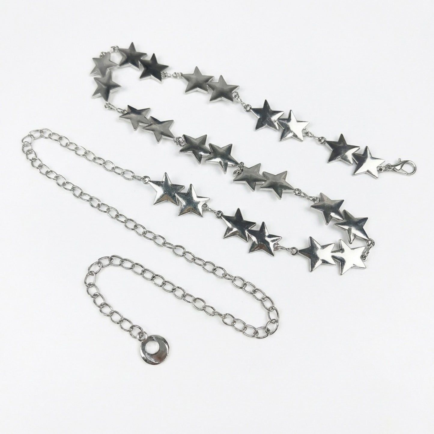 Star Link Waist Chain Belt Adjustable Metal Charm Body Jewelry Accessory