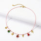 Charm Pendant Waist Chain Belt with Cord Design Adjustable Link Body Jewelry Accessory