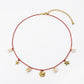 Charm Pendant Waist Chain Belt with Cord Design Adjustable Link Body Jewelry Accessory