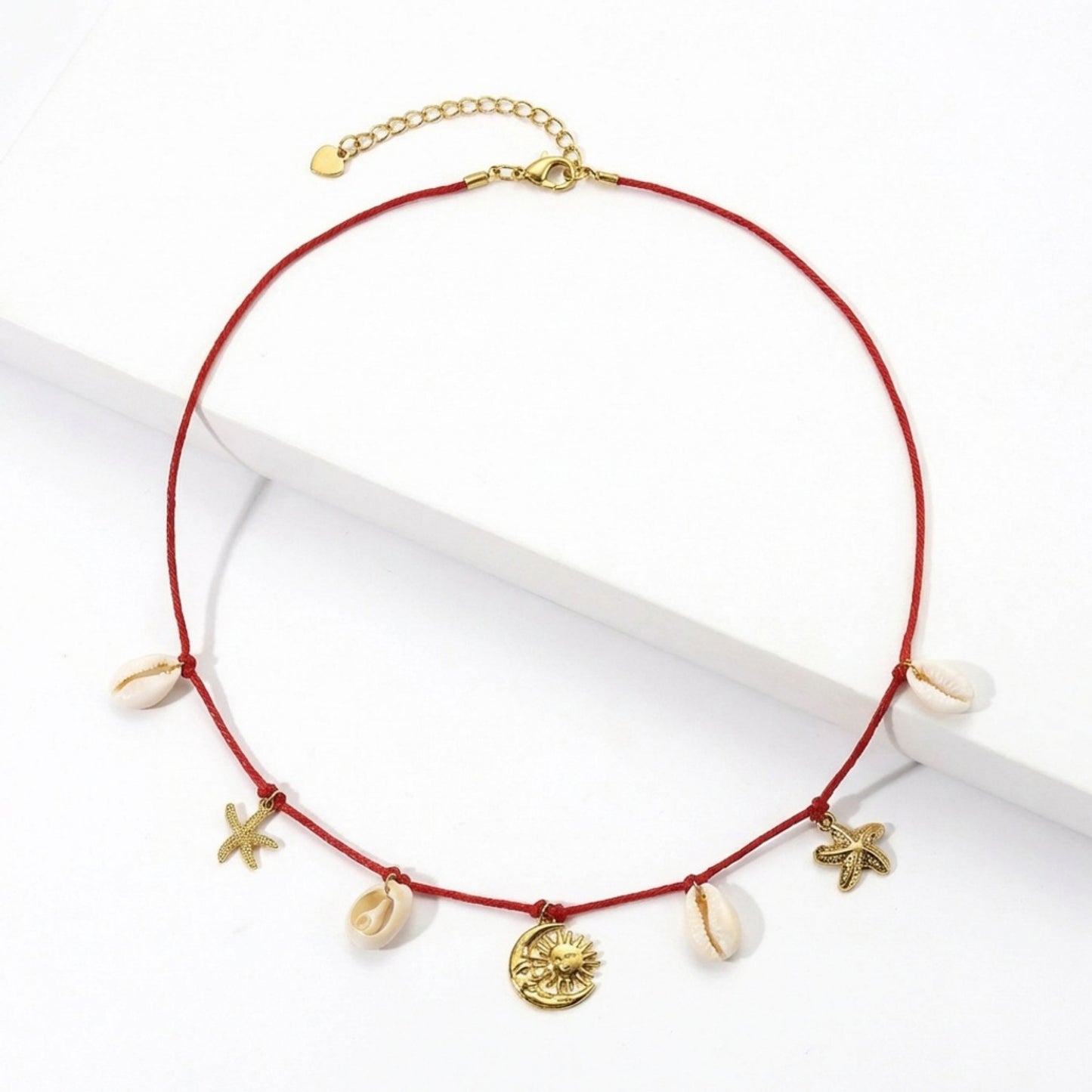 Charm Pendant Waist Chain Belt with Cord Design Adjustable Link Body Jewelry Accessory