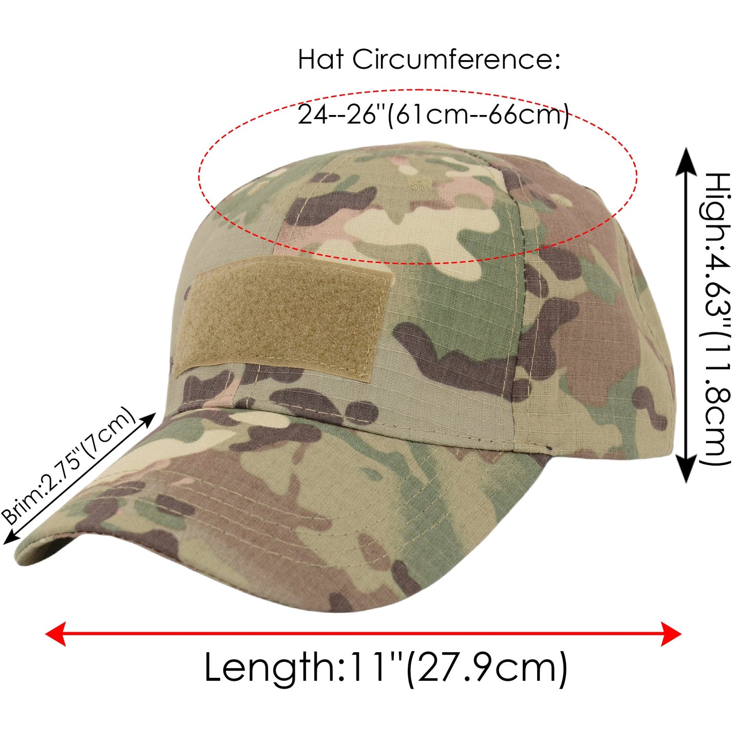 Classic Baseball Cap Outdoor Hunting Camouflage Adjustable Cap Trucker Hat for Men Women
