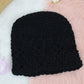 Crochet Floral Slouchy Beanie Hat Lightweight Handmade Knit Cutout Skull Cap for Women