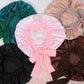 Silk Bonnet for Sleeping Satin Lined Hair Bonnet with Long Tie Band for Women Curly Hair