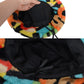 Comfy Faux Fur Fuzzy Bucket Hat Colorful Winter Warm Hat Plush Fisherman Cap for Women