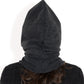 Fleece-Lined Hooded Neck Warmer with Adjustable Drawstrings for Full Coverage and Winter Protection