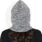 Fleece-Lined Hooded Neck Warmer with Adjustable Drawstrings for Full Coverage and Winter Protection