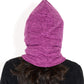 Fleece-Lined Hooded Neck Warmer with Adjustable Drawstrings for Full Coverage and Winter Protection