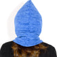 Fleece-Lined Hooded Neck Warmer with Adjustable Drawstrings for Full Coverage and Winter Protection