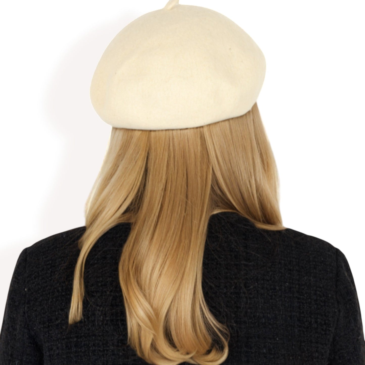 Classic Wool Beret Hat with Adjustable Inner Band and Timeless Parisian Style