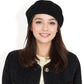 Classic Wool Beret Hat with Adjustable Inner Band and Timeless Parisian Style