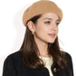 Classic Wool Beret Hat with Adjustable Inner Band and Timeless Parisian Style