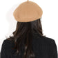 Classic Wool Beret Hat with Adjustable Inner Band and Timeless Parisian Style