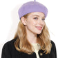 Classic Wool Beret Hat with Adjustable Inner Band and Timeless Parisian Style