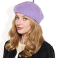 Classic Wool Beret Hat with Adjustable Inner Band and Timeless Parisian Style