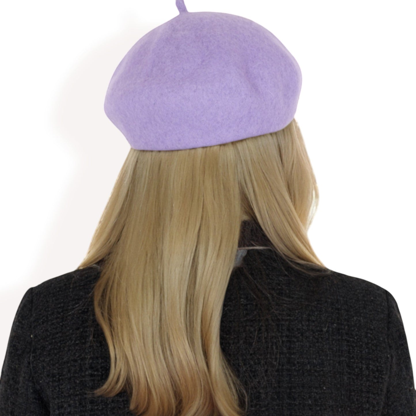 Classic Wool Beret Hat with Adjustable Inner Band and Timeless Parisian Style