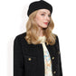 Lightweight Textured Beret with Soft Stretch Fit and Chic Parisian Design
