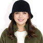 High Pile Fleece Bucket Hat with Soft Textured Fabric and Modern Casual Design
