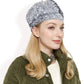 Sequin Velvet Beret with Sparkling Embellishments and Comfortable Satin-Lined Interior