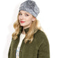 Sequin Velvet Beret with Sparkling Embellishments and Comfortable Satin-Lined Interior