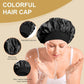 Satin Sleep Bonnet Elasticity Wide Band Silky Hair Protection for Curly and Natural Hair