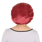 Satin Sleep Bonnet Elasticity Wide Band Silky Hair Protection for Curly and Natural Hair