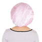 Satin Sleep Bonnet Elasticity Wide Band Silky Hair Protection for Curly and Natural Hair