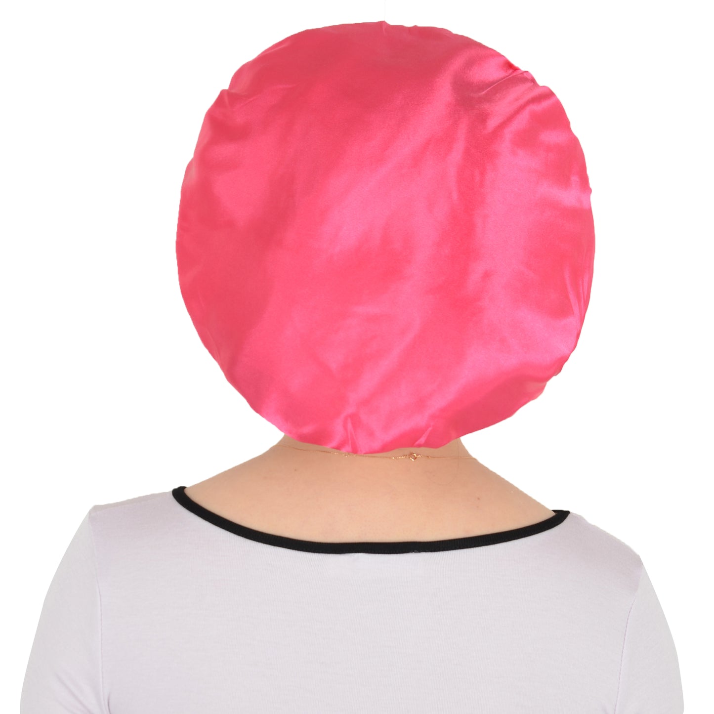 Satin Sleep Bonnet Elasticity Wide Band Silky Hair Protection for Curly and Natural Hair