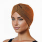 Glitter Turban Twist Knot Head Wrap Stretchy Metallic Fabric Elegant Headscarf for Stylish Looks