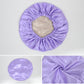 Silk Sleep Bonnet Adjustable Elastic Band Smooth Hair Protection Cap for Curly and Natural Hair
