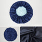 Silk Sleep Bonnet Adjustable Elastic Band Smooth Hair Protection Cap for Curly and Natural Hair