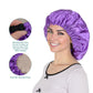 Silk Sleep Bonnet Adjustable Elastic Band Smooth Hair Protection Cap for Curly and Natural Hair