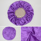 Silk Sleep Bonnet Adjustable Elastic Band Smooth Hair Protection Cap for Curly and Natural Hair