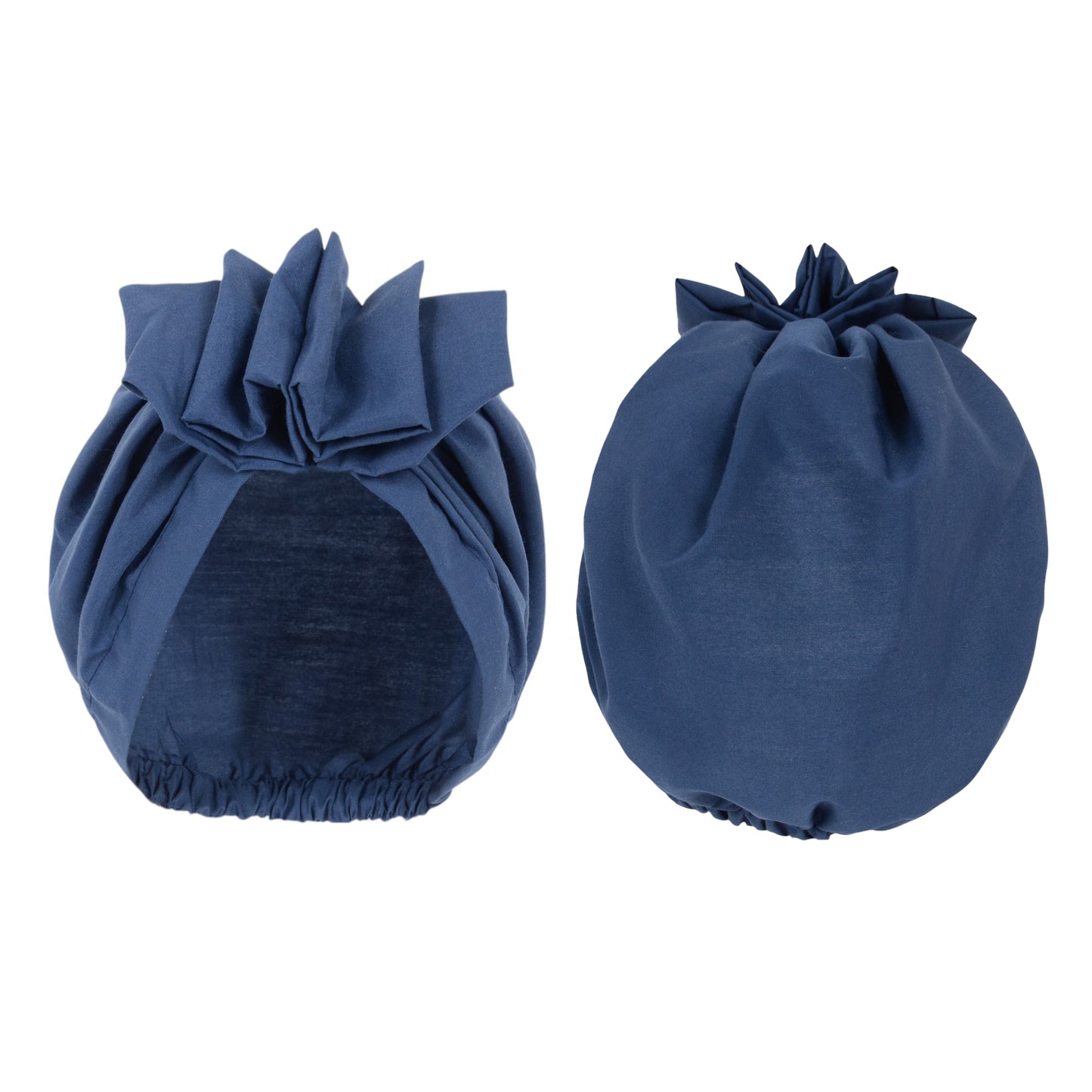 Vintage Turban Headwrap with Large Bow Elegant Soft Stretch Headscarf for Women