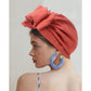 Vintage Turban Headwrap with Large Bow Elegant Soft Stretch Headscarf for Women