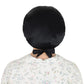 Women Satin Sleep Bonnet Adjustable Tie Back Hair Protection Cap for All Hair Types