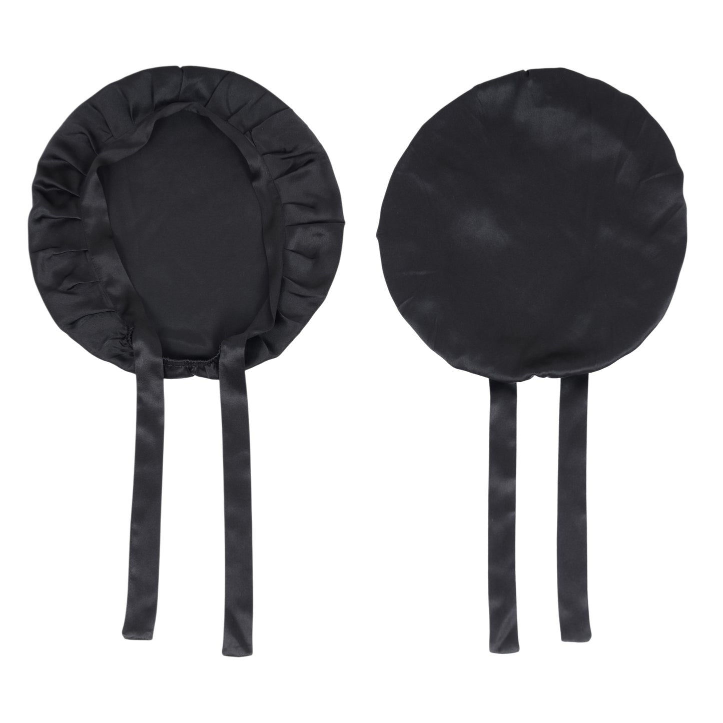 Women Satin Sleep Bonnet Adjustable Tie Back Hair Protection Cap for All Hair Types