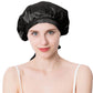 Women Satin Sleep Bonnet Adjustable Tie Back Hair Protection Cap for All Hair Types