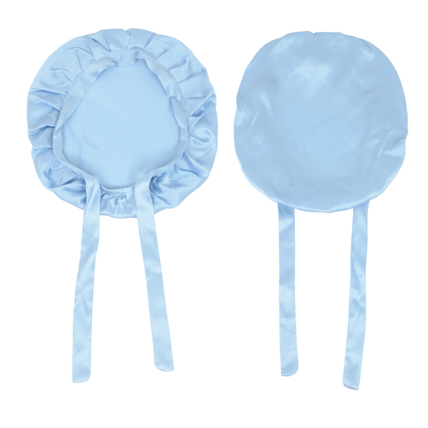 Women Satin Sleep Bonnet Adjustable Tie Back Hair Protection Cap for All Hair Types