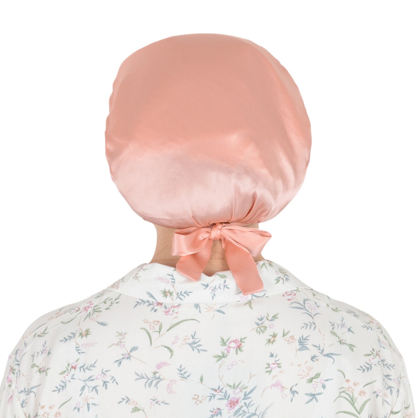 Women Satin Sleep Bonnet Adjustable Tie Back Hair Protection Cap for All Hair Types