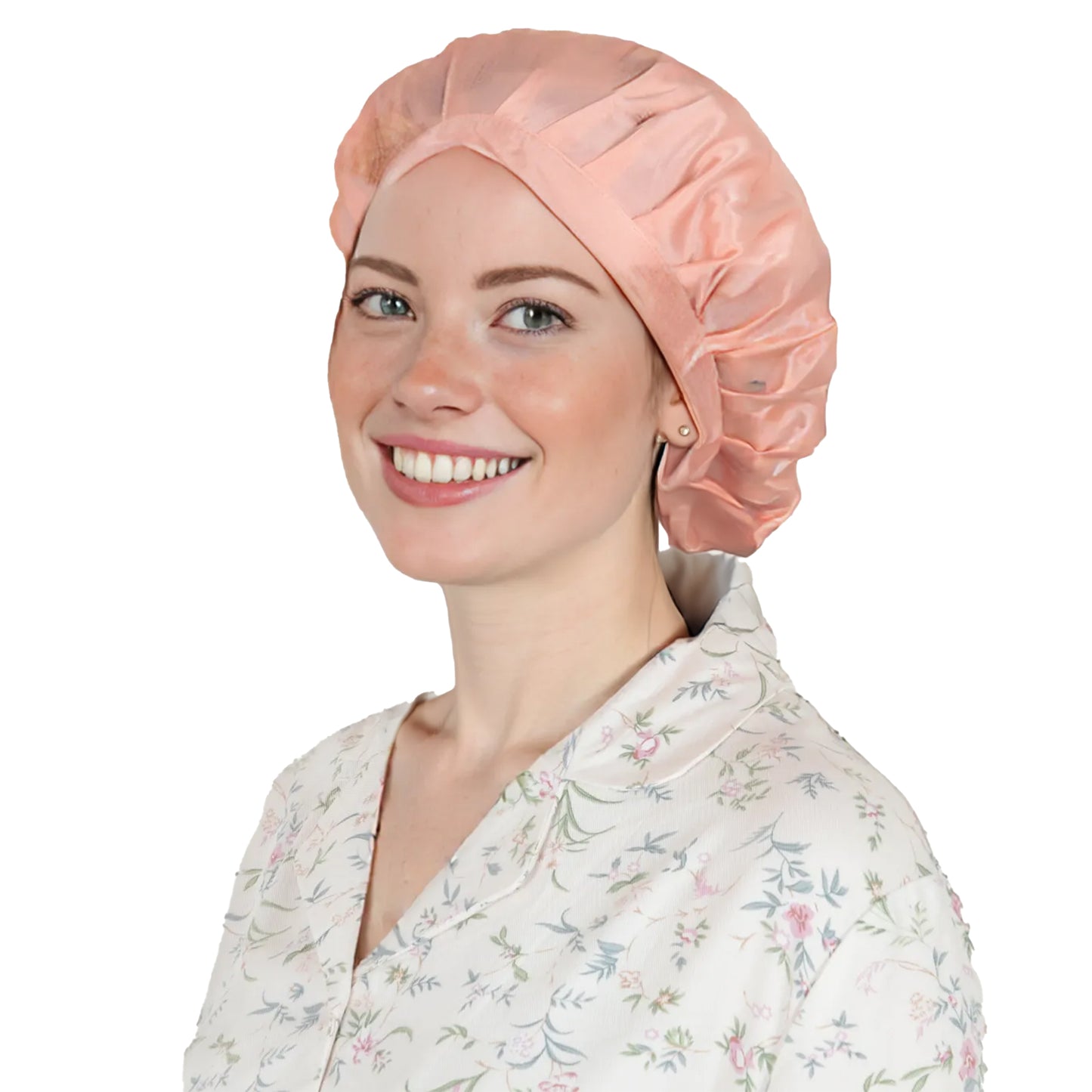 Women Satin Sleep Bonnet Adjustable Tie Back Hair Protection Cap for All Hair Types