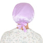 Women Satin Sleep Bonnet Adjustable Tie Back Hair Protection Cap for All Hair Types