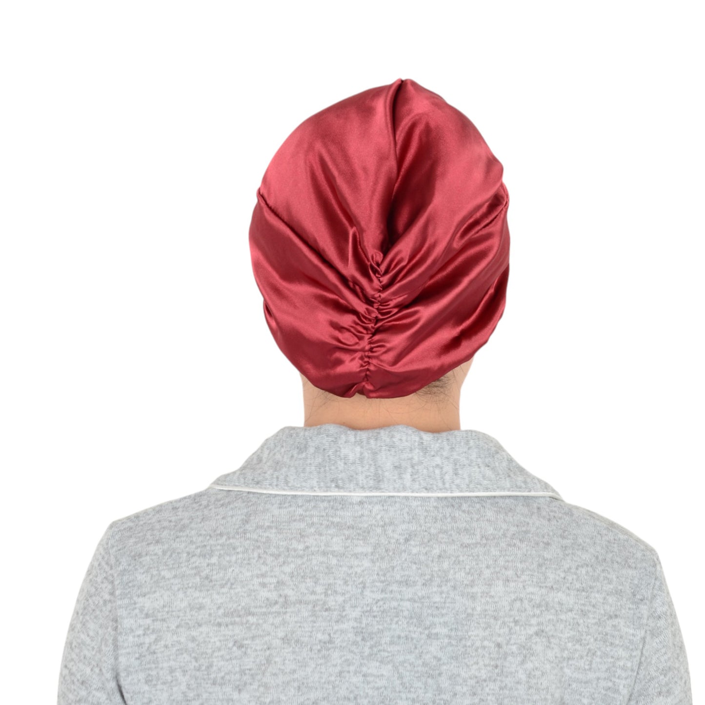 Women Silk Bonnet for Sleeping Satin Lined Hair Bonnet Twist Elastic Band Hair Cap