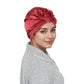 Women Silk Bonnet for Sleeping Satin Lined Hair Bonnet Twist Elastic Band Hair Cap