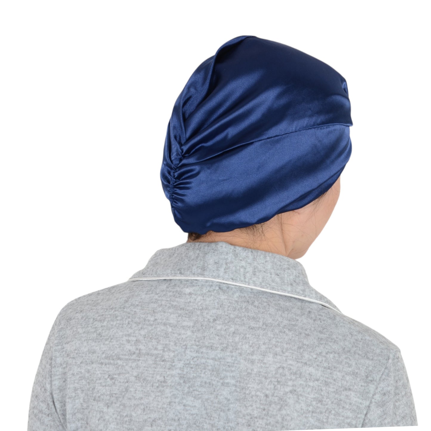 Women Silk Bonnet for Sleeping Satin Lined Hair Bonnet Twist Elastic Band Hair Cap
