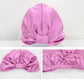 Women Silk Bonnet for Sleeping Satin Lined Hair Bonnet Twist Elastic Band Hair Cap
